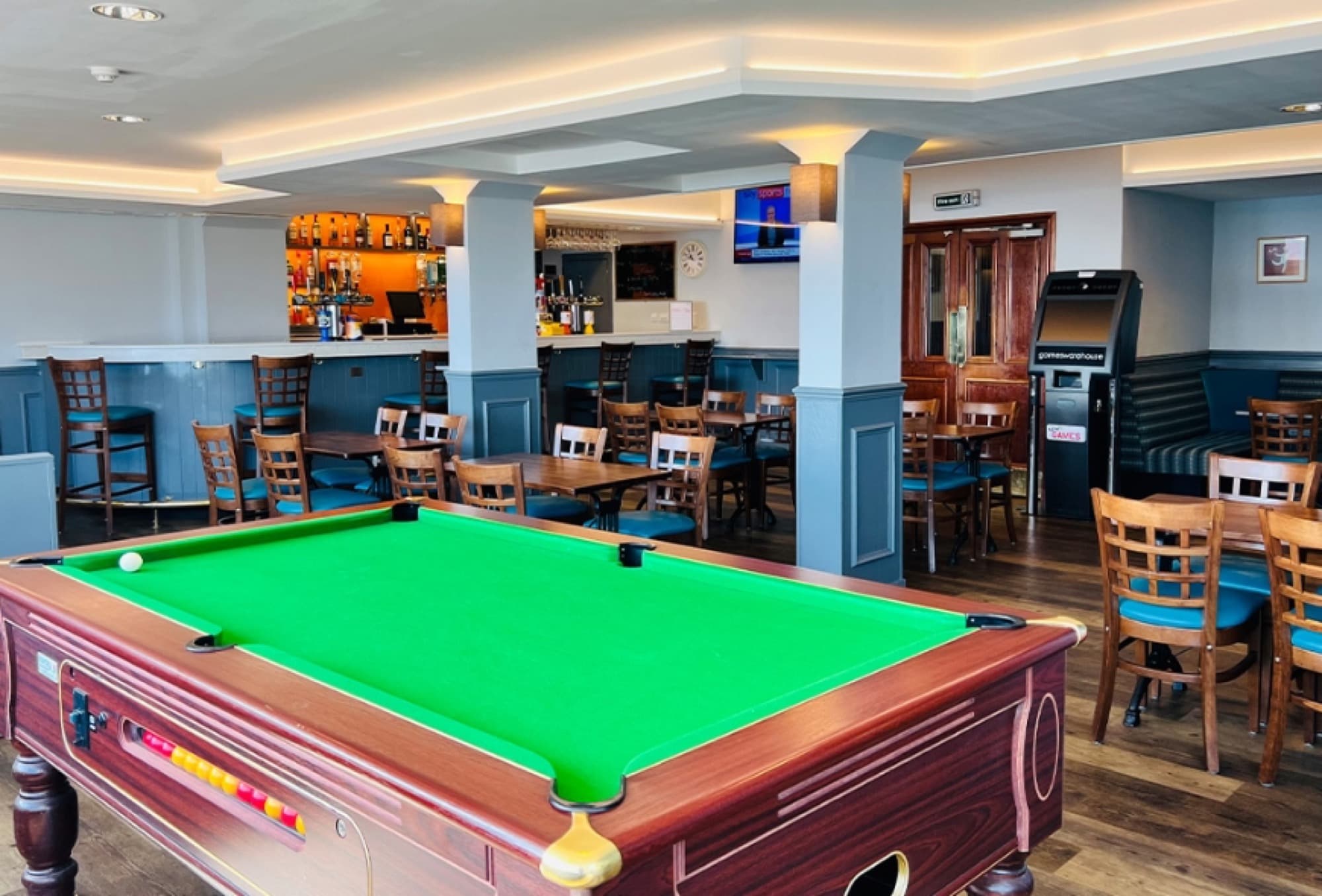 The pool table